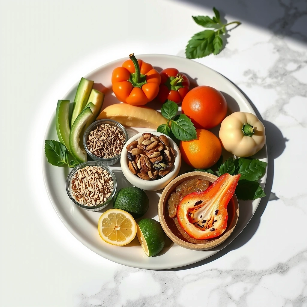 Φρέσκα υγιεινά υλικά διατροφής